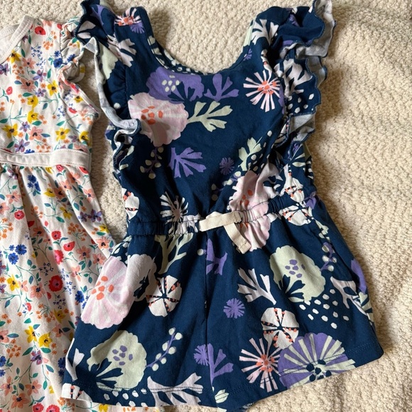 Tea Collection BUNDLE Floral Dress and Romper Size 3 - Picture 2 of 7